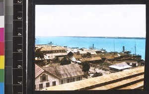 The Demerara river at Georgetown, Guyana, ca. 1934