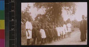 Pupils of a village school, Sierra Leone ca. 1927-28