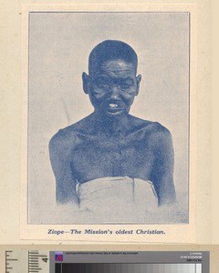 Portrait of Ziope, Malawi, ca.1930