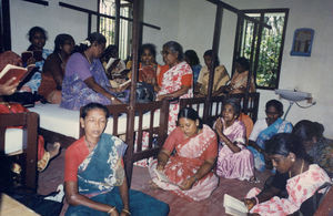 Excursion/retreat for staff of the Park Town Mission High School (PTMS), at Mahabalipuram, Tami