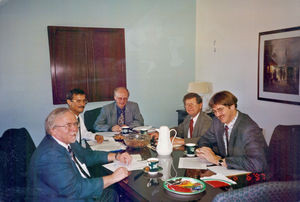 Seattle, USA, June 1997. Meeting concerning possible cooperation regarding mission- and develop