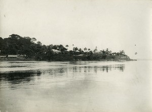 Mission station along the Ogooue river, in Gabon