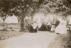 Ducommun's family, in Madagascar