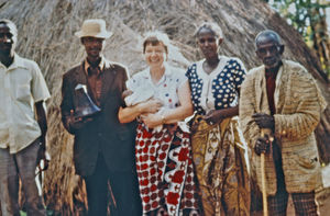 Bushangaro, Karagwe Diocese in Tanzania. DMS Missionary and Parish Assistant, Gudrun Vest with