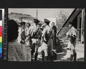 Border controls leaving China, 1951