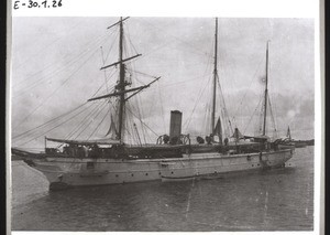 Gun-boat on the Cameroon River