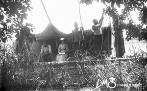 Miss Perrenoud on her way to Antioka, Mozambique, 1905