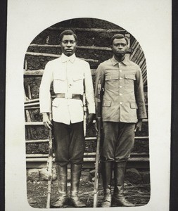 Two soldiers of the Protectorate Troops