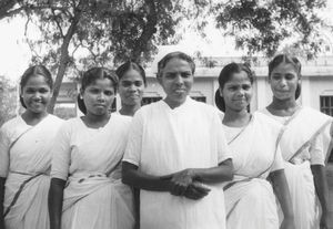 Tirukoilur Hospital, Arcot, South India, 1960. The Nurse, Miss Jane Thomas (daughter of decease