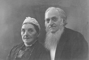 Missionary Peder Andersen and Mrs Sine Andersen née Nielsen. Missionaries in Pattambakkam 1866-