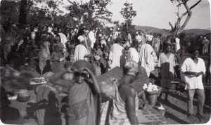 Market of Foumban, in Cameroon