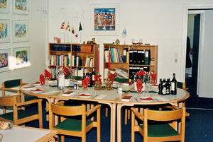 Christmas lunch, 1995