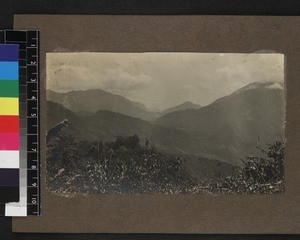 View of hills, Mailu, Papua New Guinea, ca.1905