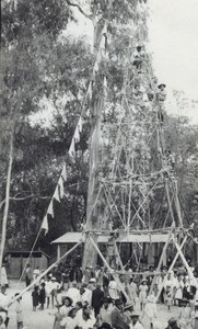 Church fair in the garden of the christian community home, in Madagascar