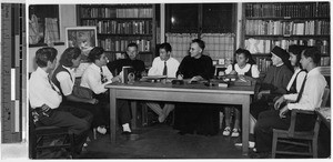 Maryknoll School athletic council, Punahou, Honolulu, Hawaii, ca.1946