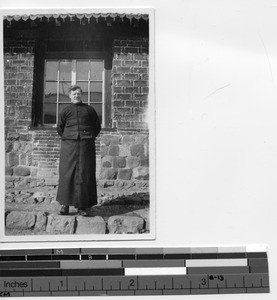 Fr. Gerard A. Donovan at Linjiang, China, 1938