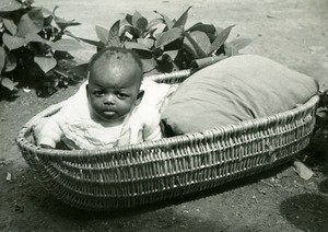 Orphan, in Ebeigne, Gabon