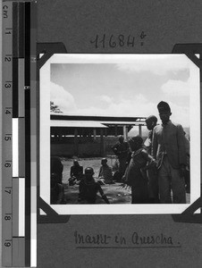 Market in Arusha, Tanzania, 1938-1939