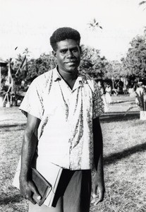 Assembly of the Pacific conference of Churches in Chepenehe, 1966 : a methodist Minister, Leslie Boseto, from Solomon Islands