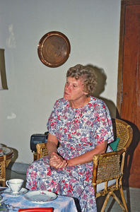 Missionary and Nursing Teacher, Grethe Madsen, sent by Danish Santal Mission for 35 years: 1961
