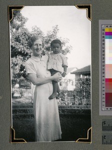 Mrs. Gardiner, Nagpur, India, ca.1937