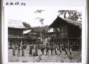 Schoolchildren going home on a Saturday