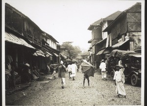 Mangalore shops near the flower bazaar