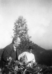 Missionary Victor Theill in Kotagiri Christmas 1932