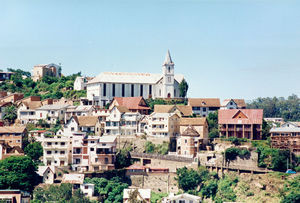 Ambatovinaky church, the Lutheran main church in Antananarivo