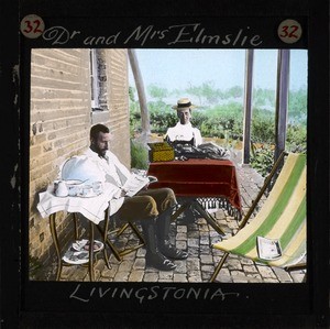 "Dr and Mrs Elmslie, Livingstonia" Malawi, ca.1895