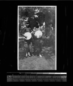 Members of Chinese orchestra, St. Mary's School, Shanghai, China, 1923