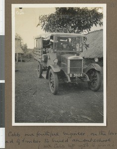 Mr Cobb, Chogoria, Kenya, ca.1926