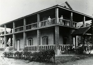 House in the mission station of Marovoay, in Madagascar