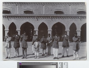 Flute band, India, ca.1888-1929