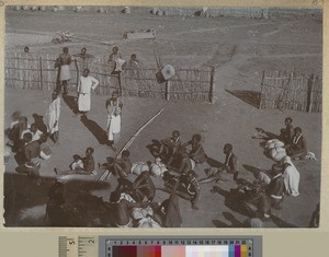 Supplies arriving at Livingstonia, Malawi, ca.1903