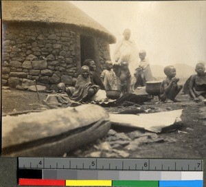 Evangelist and family, KwaZulu-Natal, South Africa, ca.1915-1925