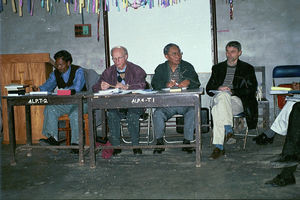 Bangladesh Lutheran Church/BLC. The Synod Meeting, 26th January 2002. From left to right: The P