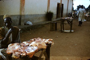 The butcher in Ngaoundéré, Adamaoua, Cameroon, 1953-1968