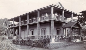 House of the mission station of Marovoay, in Madagascar