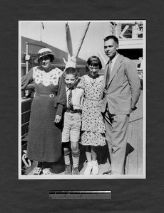 Professor V. E. Nash and family, Yenching University, Beijing, China, ca.1930