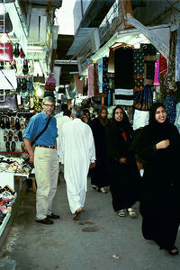 General Secretary Mogens Kjær, Danmission visiting the market (suuq) in Muscat Omen