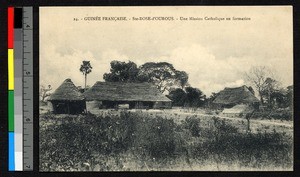 Catholic mission buildings, Guinea, ca.1920-1940