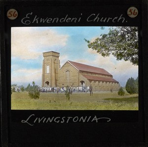 "Ekwendeni Church, Livingstonia" Malawi, ca.1895