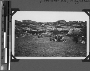 The wedding people are going to the feast, Tinana, South Africa East, 1933