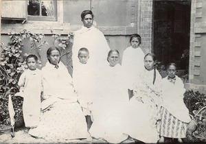 Malagasy family, in Madagascar