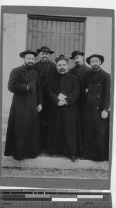 Spanish priests at Jiangnan, China, 1914