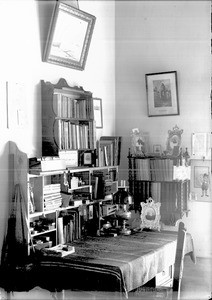 Arnold Borel's room in Ricatla, Mozambique, ca. 1896-1911