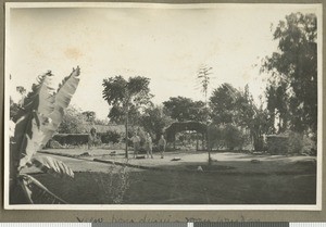 Irvine boys in the garden, Chogoria, Kenya, ca.1937