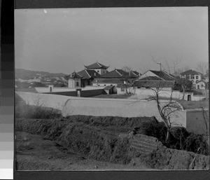 Mission compound featuring hospital, Wuhan, Hubei, China, ca.1890-1910