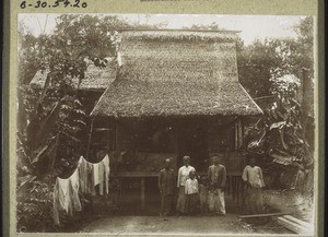 Albert Blantan, teacher, in the village of Maanjanlande